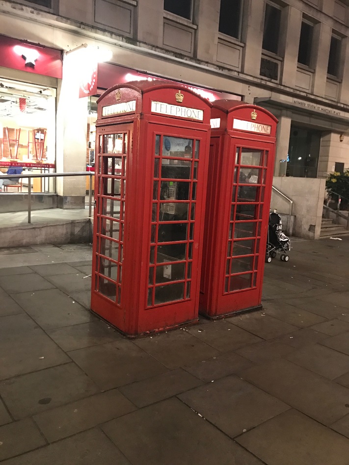 telephone booths in london