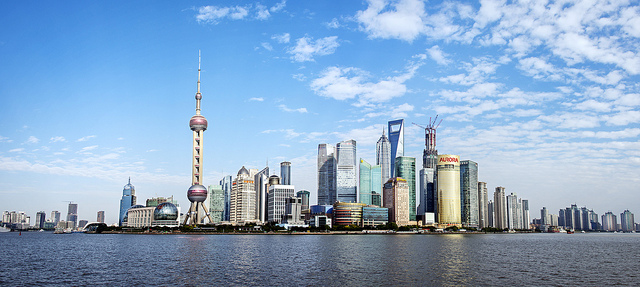 specatcular view of shanghai, china