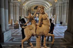 Sculpture in the Louvre Museum