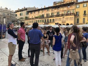 Taking a historical tour of Verona