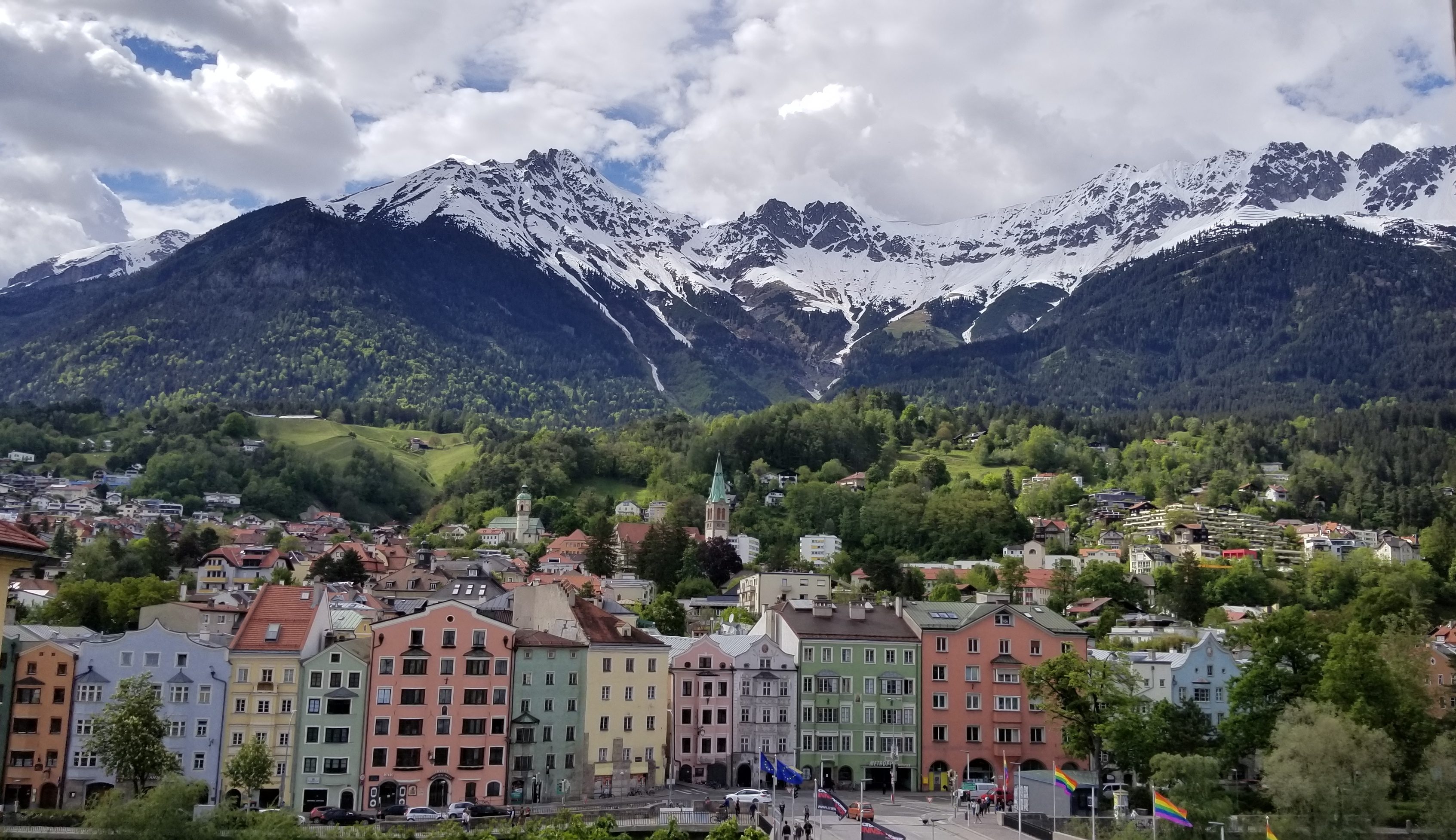 beautiful view of Innsbruck, Austria