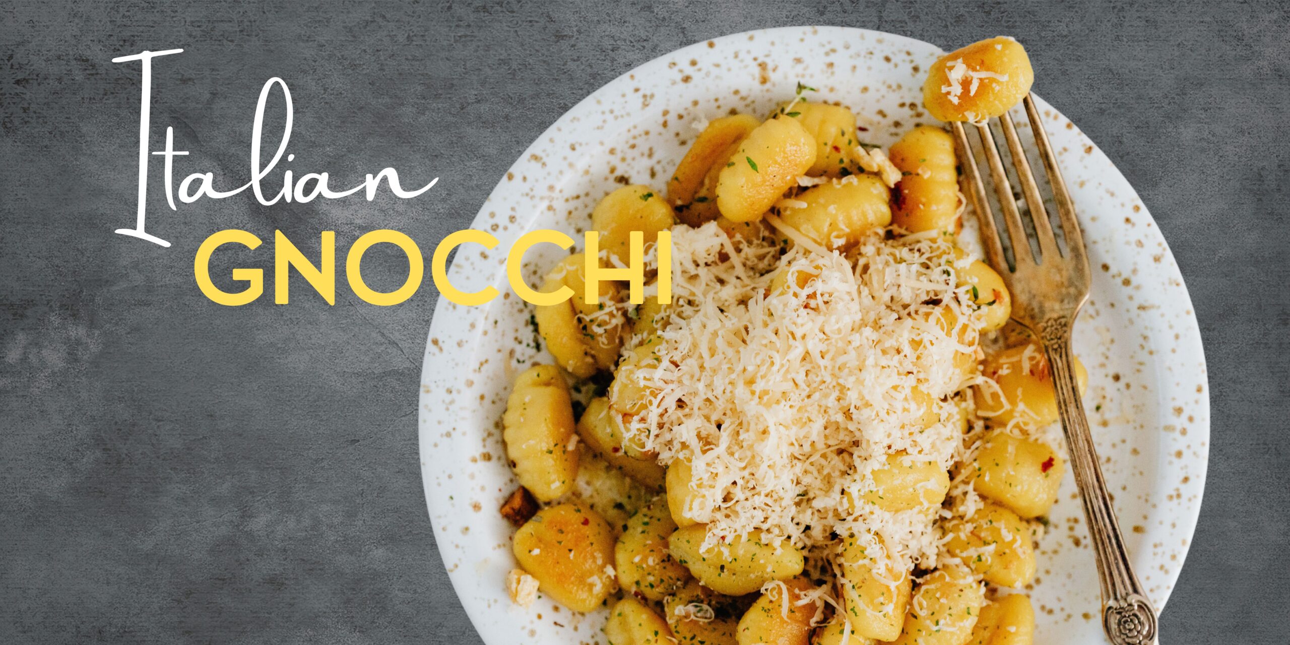 Italian Gnocchi covered in Parmesan